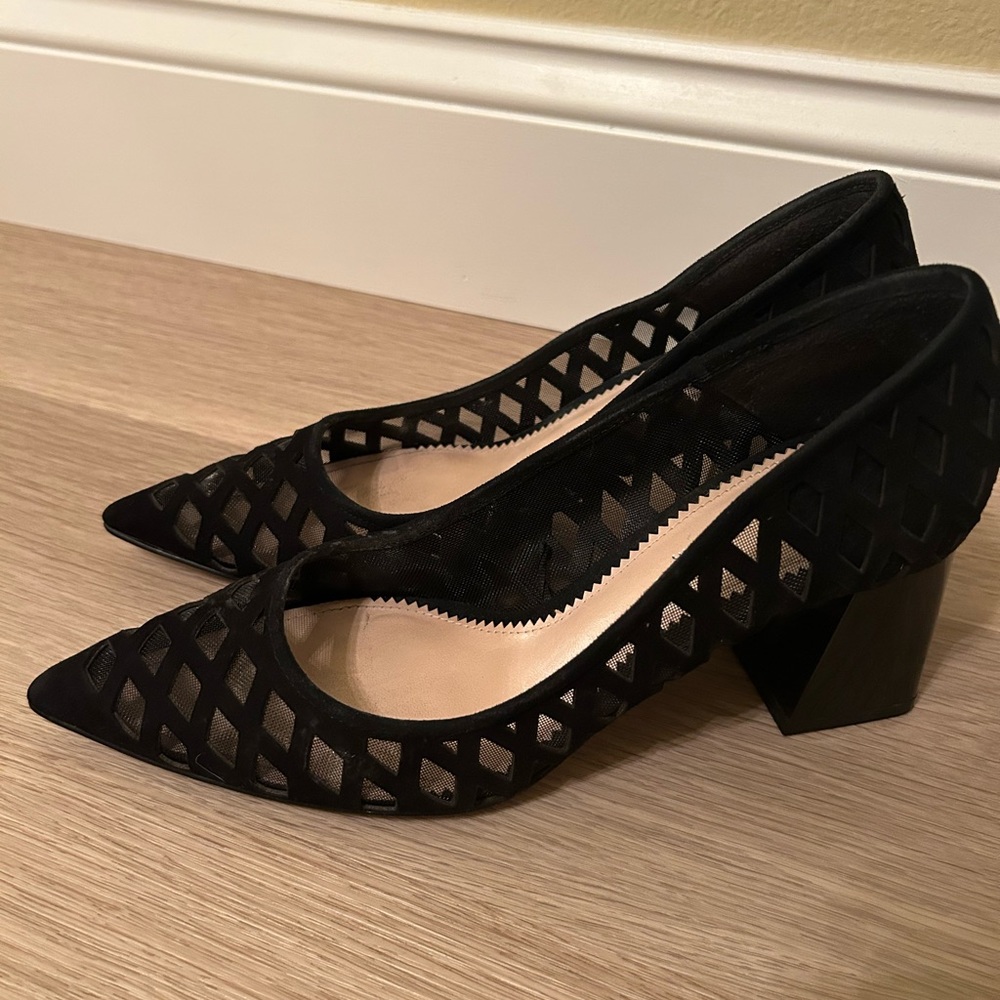 Zara leather heels